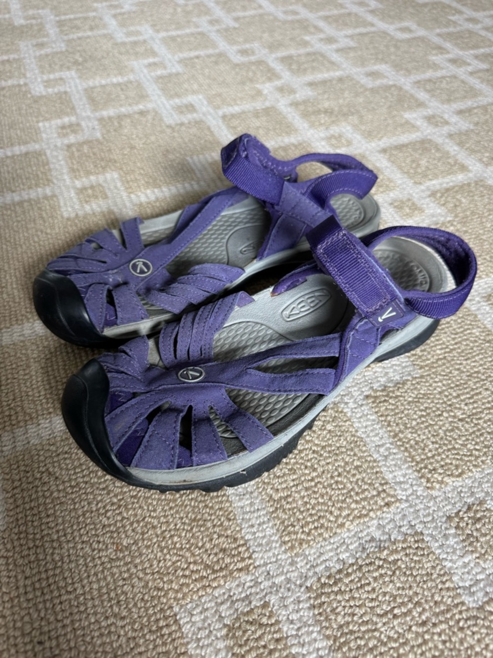 KEEN Rose Sport Sandals Waterproof Comfort Hiking Shoes Outdoor Trail Purple 6 - Picture 6 of 12